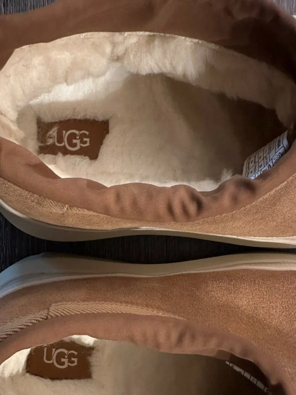 UGG Men's Tasman Weather Hybrid in chestnut / whitecap, size 11